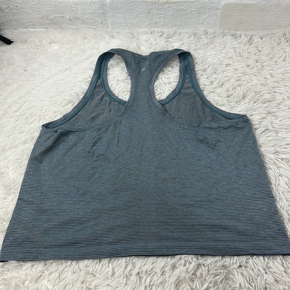 Lululemon Swiftly Tech Racerback 2.0 *Race Length Tetra Stripe Rhino Grey - Picture 5 of 6